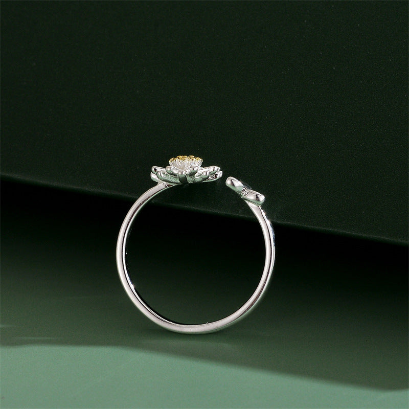 Floral Adjustable Ring