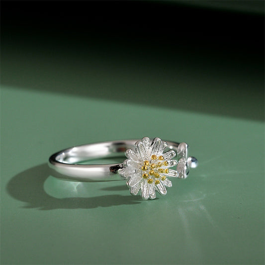 Floral Adjustable Ring